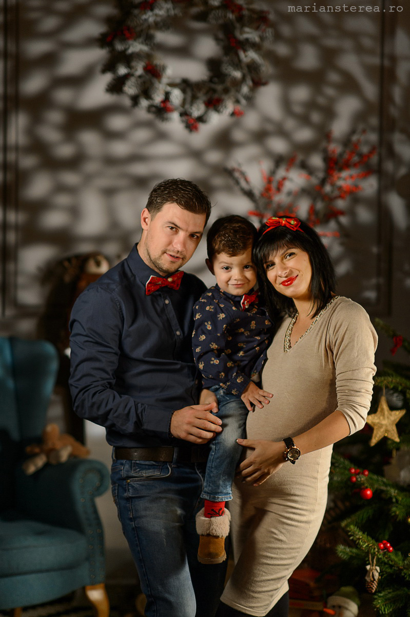 Sedință foto înainte de Crăciun Studio Marian Sterea